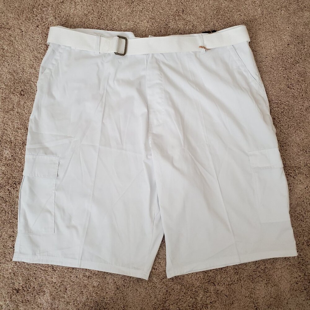 Red Iodine Men's White Cargo Short SZ 46